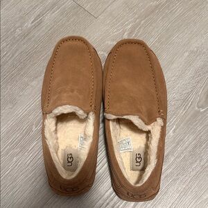 UGG Men's Brown Suede Slip-On Loafers